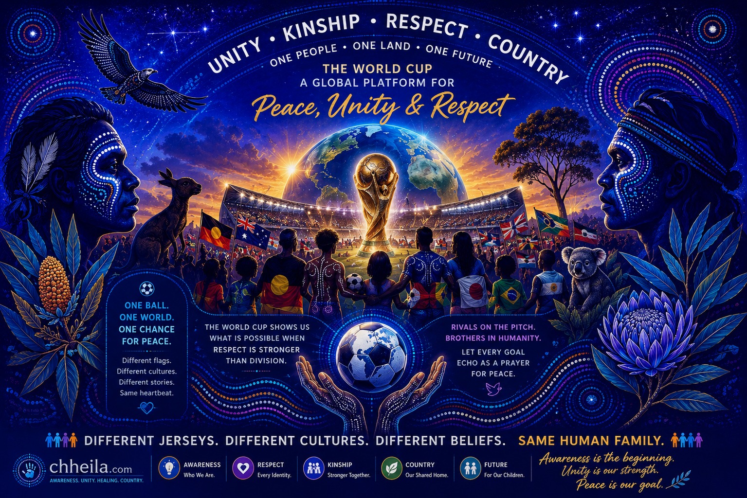One Ball One World One Chance for Peace